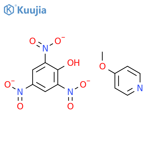 2,4,6-trinitrophenol - 4-methoxypyridine (1:1) structure