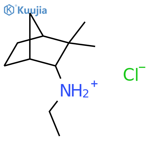 N-ethyl-3,3-dimethylbicyclo[2.2.1]heptan-2-aminium chloride structure