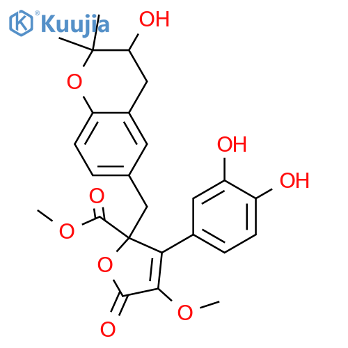 Butyrolactone V; 3''-Hydroxy, 3-Me ether structure