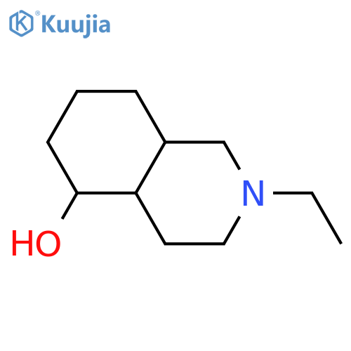 (5S)-2-ethyldecahydroisoquinolin-5-ol structure