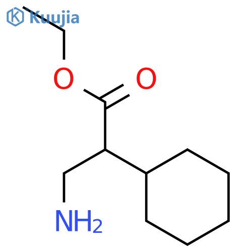 Ethyl 3-amino-2-cyclohexylpropanoate structure