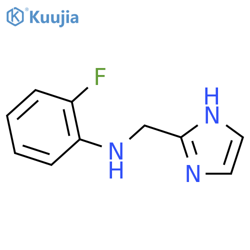 2-fluoro-N-(1H-imidazol-2-yl)methylaniline structure