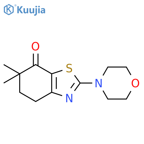7(4H)-Benzothiazolone, 5,6-dihydro-6,6-dimethyl-2-(4-morpholinyl)- structure