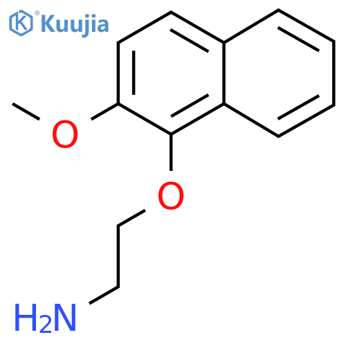 2-(2-methoxynaphthalen-1-yl)oxyethan-1-amine structure