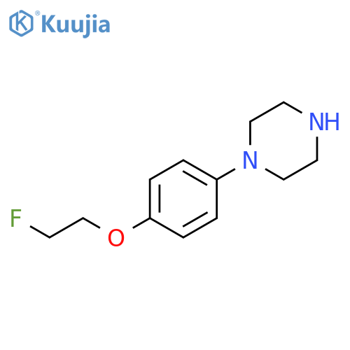 1-(4-(2-Fluoroethoxy)phenyl)piperazine structure