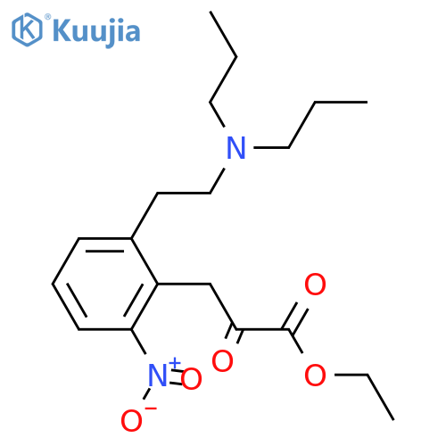 Ethyl 2-2-(Dipropylamino)ethyl-6-nitrophenyl Pyruvate structure