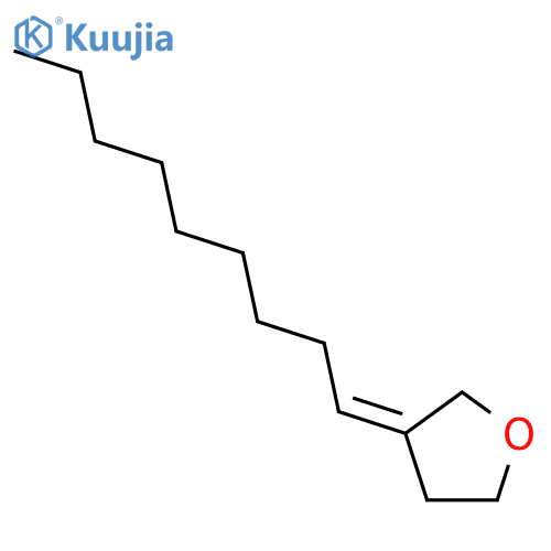 FURAN, TETRAHYDRO-3-NONYLIDENE-, (E)- structure