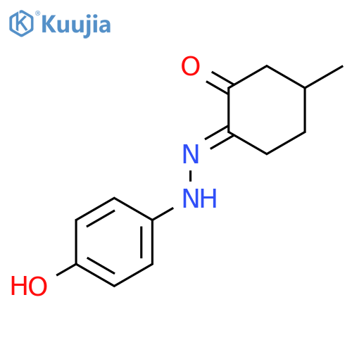 1,2-Cyclohexanedione, 4-methyl-, 1-[(4-hydroxyphenyl)hydrazone] structure