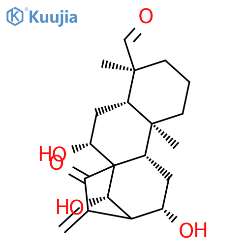 Kaur-16-en-18-al,7,12,14-trihydroxy-15-oxo-, (4b,7a,12a,14R)- structure