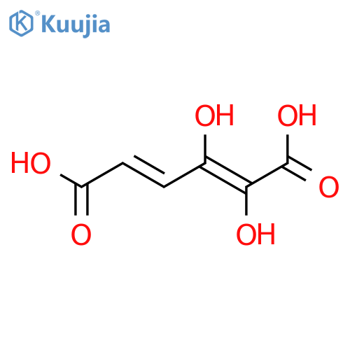 2,4-Hexadienedioic acid, dihydroxy- structure