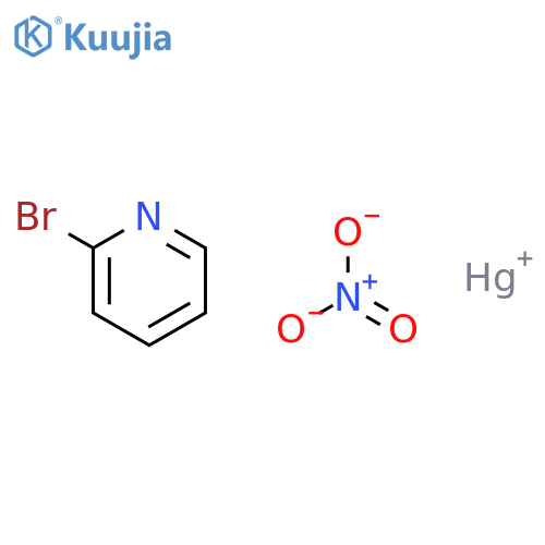 MERCURY(1+), BROMO(PYRIDINE)-, NITRATE structure