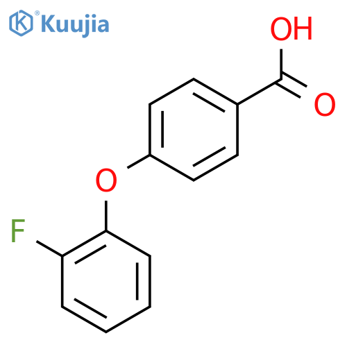 4-(2-Fluorophenoxy)benzoic Acid structure