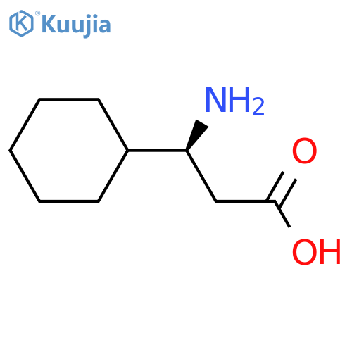 (3S)-3-amino-3-cyclohexylpropanoic acid structure