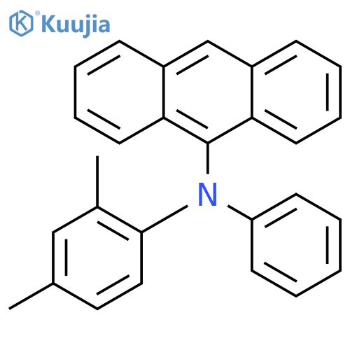 9-Anthracenamine, N-(2,4-dimethylphenyl)-N-phenyl- structure