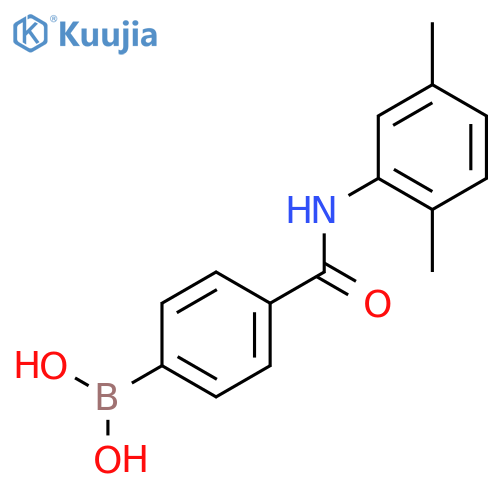 N-(2,5-Dimethylphenyl) 4-boronobenzamide structure