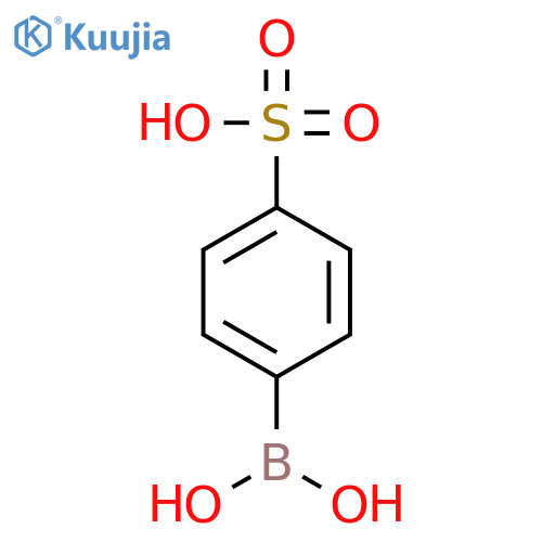 4-Boronobenzenesulfonic acid structure