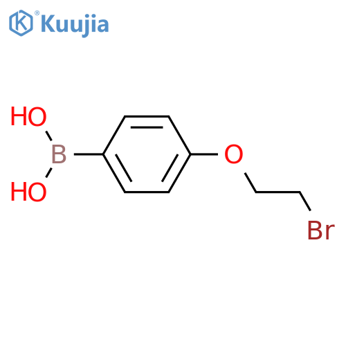 4-(2-Bromoethoxy)phenylboronic acid structure