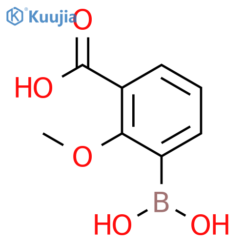 3-Borono-2-methoxybenzoic acid structure