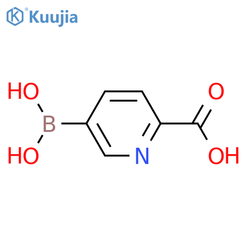 5-Boronopicolinic acid structure