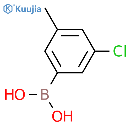 3-Chloro-5-methylphenylboronic acid structure