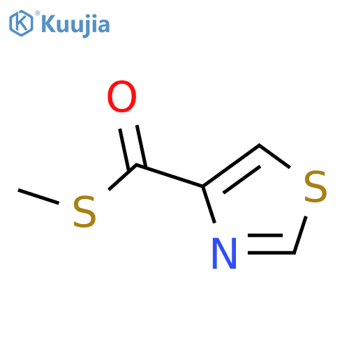 S-methyl thiazole-4-carbothioate structure