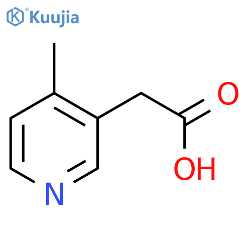 2-(4-methylpyridin-3-yl)acetic acid structure