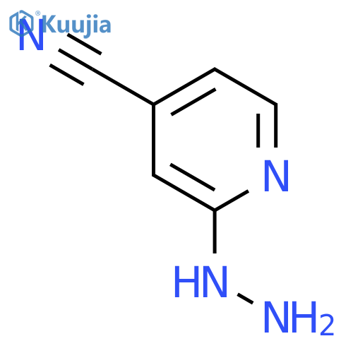 2-Hydrazinoisonicotinonitrile structure