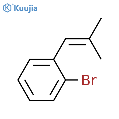 1-bromo-2-(2-methylprop-1-en-1-yl)benzene structure