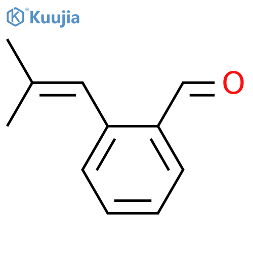 BENZALDEHYDE, 2-(2-METHYL-1-PROPENYL)- structure