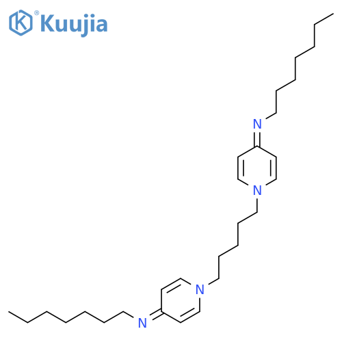1-HEPTANAMINE, N,N'-(1,5-PENTANEDIYLDI-1(4H)-PYRIDINYL-4-YLIDENE)BIS- structure
