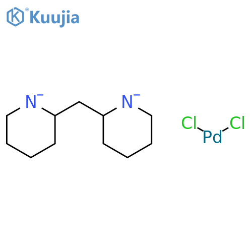 Palladium,dichloro[2,2'-methylenebis[pyridine-kN]]-, (SP-4-2)- (9CI) structure