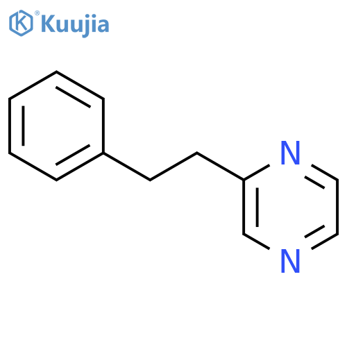 (2-phenylethyl)pyrazine structure