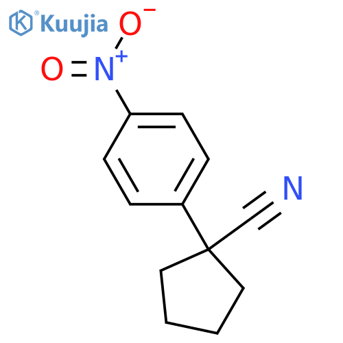 1-(4-Nitrophenyl)cyclopentanecarbonitrile structure