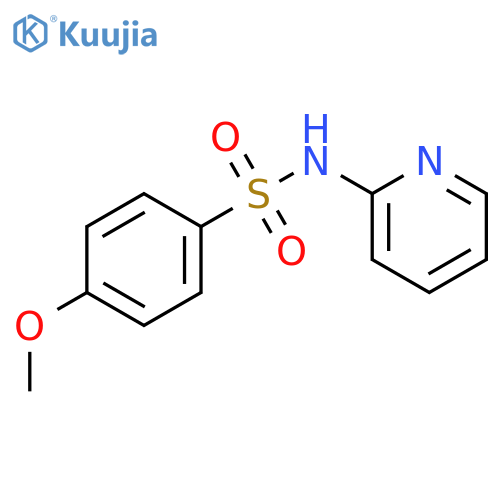 4-methoxy-N-(pyridin-2-yl)benzene-1-sulfonamide structure