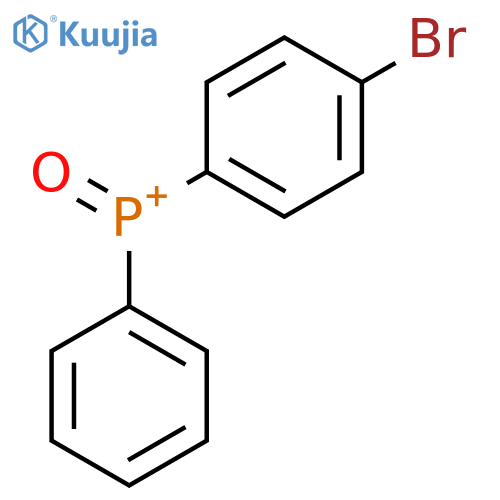 (4-bromophenyl)-oxo-phenylphosphanium structure