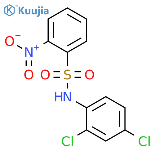 N-(2,4-dichlorophenyl)-2-nitrobenzenesulfonamide structure