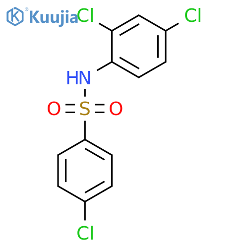 BENZENESULFONAMIDE, 4-CHLORO-N-(2,4-DICHLOROPHENYL)- structure