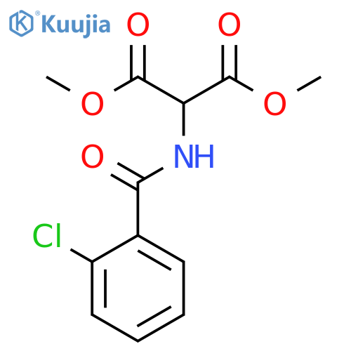 PROPANEDIOIC ACID, [(2-CHLOROBENZOYL)AMINO]-, DIMETHYL ESTER structure
