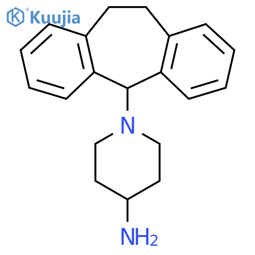 1-(10,11-Dihydro-5H-dibenzoa,dcyclohepten-5-yl)-piperidin-4-ylamine structure