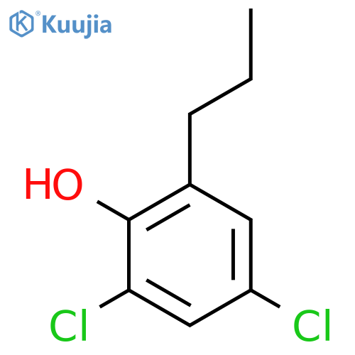 PHENOL, 2,4-DICHLORO-6-PROPYL- structure