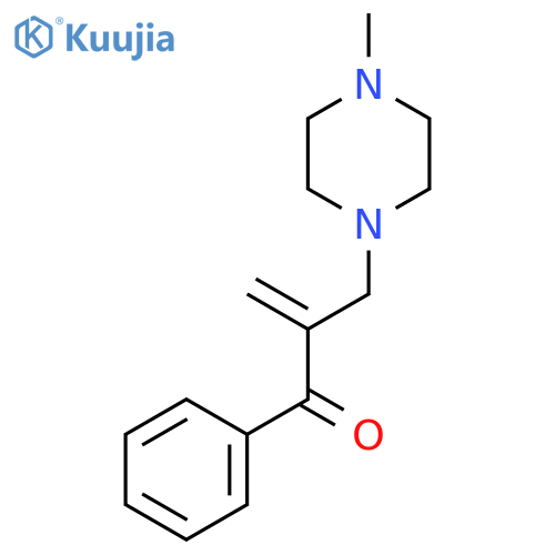 2-Propen-1-one,2-[(4-methyl-1-piperazinyl)methyl]-1-phenyl- structure