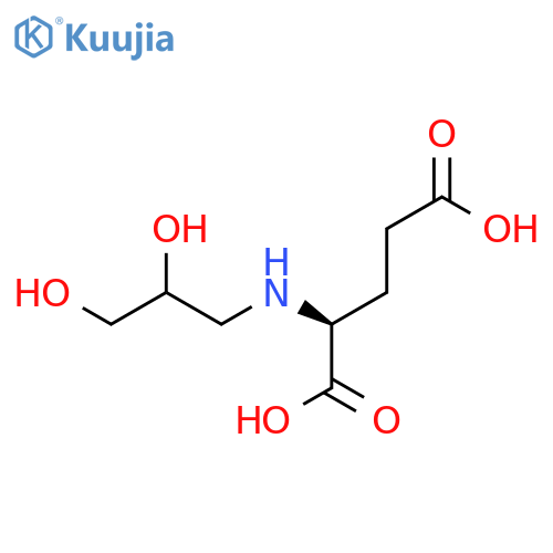 L-Glutamic acid, N-(2,3-dihydroxypropyl)-, (S)- structure