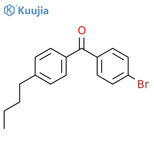 4-Bromo-4'-n-butylbenzophenone structure
