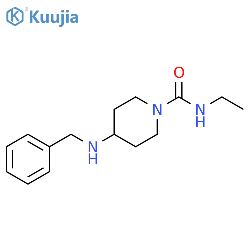 1-Piperidinecarboxamide, N-ethyl-4-[(phenylmethyl)amino]- structure