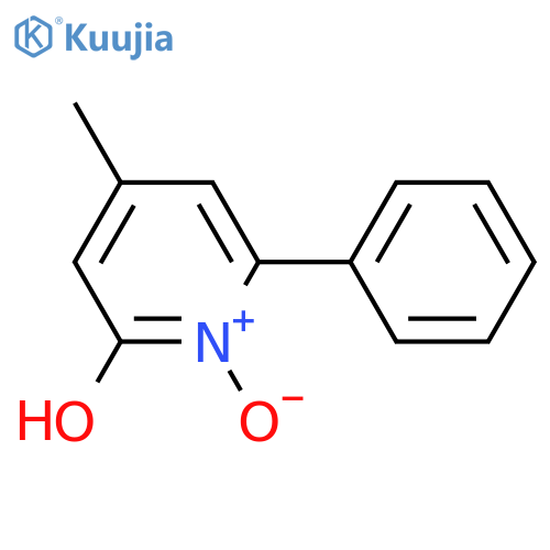 2-PYRIDINOL, 4-METHYL-6-PHENYL-, 1-OXIDE structure