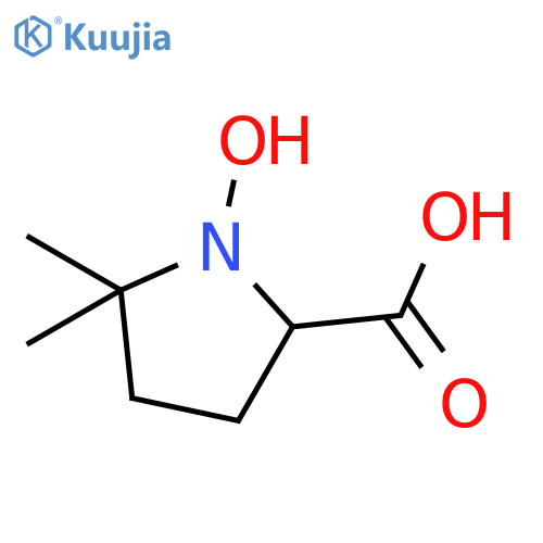 1-Pyrrolidinyloxy, 5-carboxy-2,2-dimethyl- structure