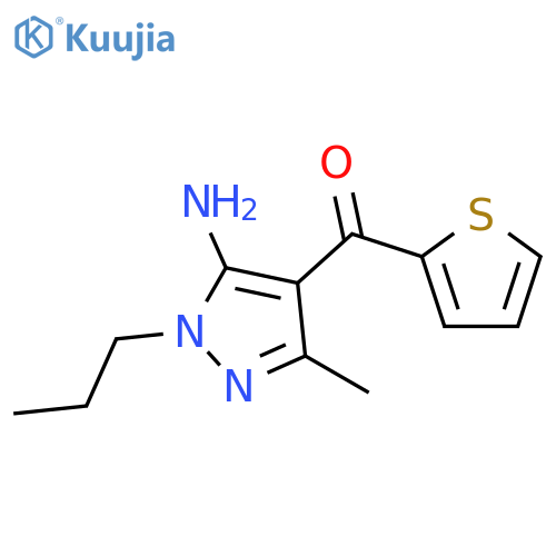 METHANONE, (5-AMINO-3-METHYL-1-PROPYL-1H-PYRAZOL-4-YL)-2-THIENYL- structure