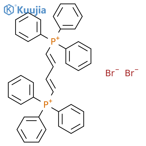 PHOSPHONIUM, 1,3-BUTADIENE-1,4-DIYLBIS[TRIPHENYL-, DIBROMIDE structure