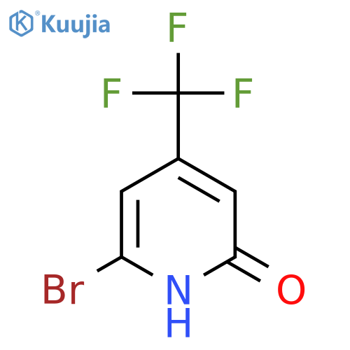 6-Bromo-4-(trifluoromethyl)pyridin-2(1H)-one structure