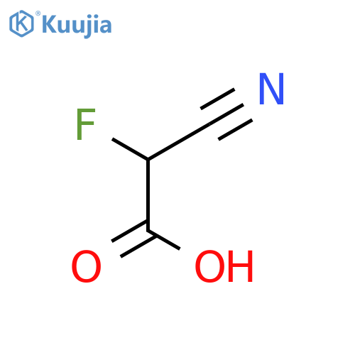 Cyano(fluoro)acetic acid structure